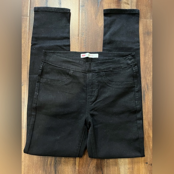 Brand New Girl Levi’s Black Skinny Leggings / Jeans - Picture 11 of 13